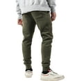 thumbnail image 4 of Ma Croix Mens Premium Fleece Joggers Slim Fit Casual Elastic Gym Sweatpants, 4 of 8