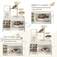 Euroco Cat Tree with Litter Box Enclosure, 59