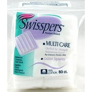 Swisspers Cotton Squares, 80 Count