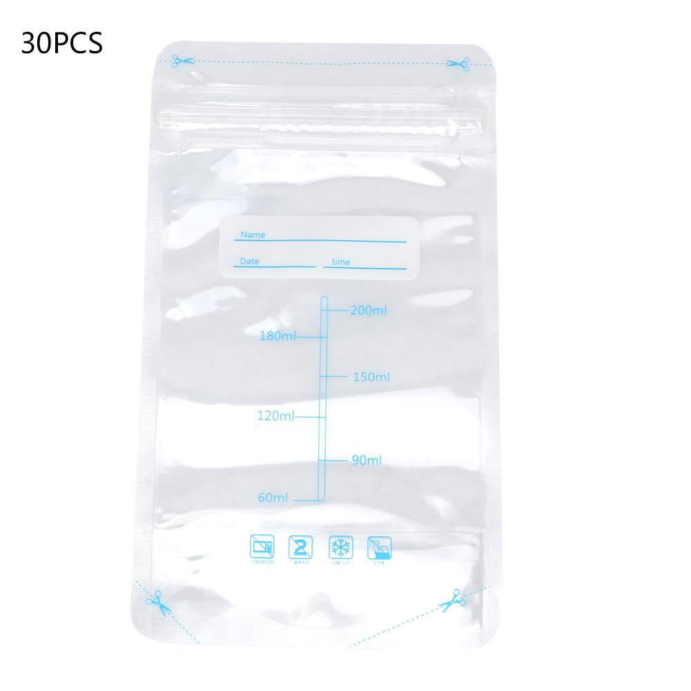 Mgaxyff Breast Milk Storage Bag,30Pcs 200ml Breast Milk Storage Bag