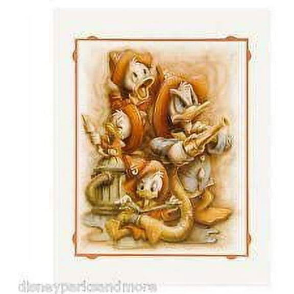 Theme Park Disney Artist Print Darren Wilson Donald Firefighter