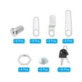 thumbnail image 3 of Candados de Gabinete Uxcell con Llave Alike de 1-1/8 Pulgadas para Almacenamiento de Cajones RV, Plata Paquete de 8, 3 of 7