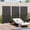 Black, variant on MAYEERTY 59x30 Gray Outdoor Natural Privacy Panel Screen, 5 Piece Set Natural Folding Divider for Backyard and Garden