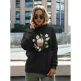 thumbnail image 2 of Strawberry Cupcake Hoodie Women -Image by Shutterstock, Female 3X-Large, 2 of 4