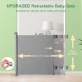 thumbnail image 3 of Gate Replacement Parts Kit, Pet Gate Full Set Wall Mounting Hardware with Brackets Anchors and Screws(White), 3 of 10