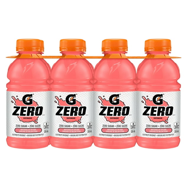 Gatorade Zero Watermelon Splash 8 x 355 mL, Bottles