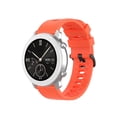 thumbnail image 2 of 22mm Solid Color Silicone Sports Sweat Proof Correa de reloj con diseño de moda y fácil reemplazo, 2 of 4