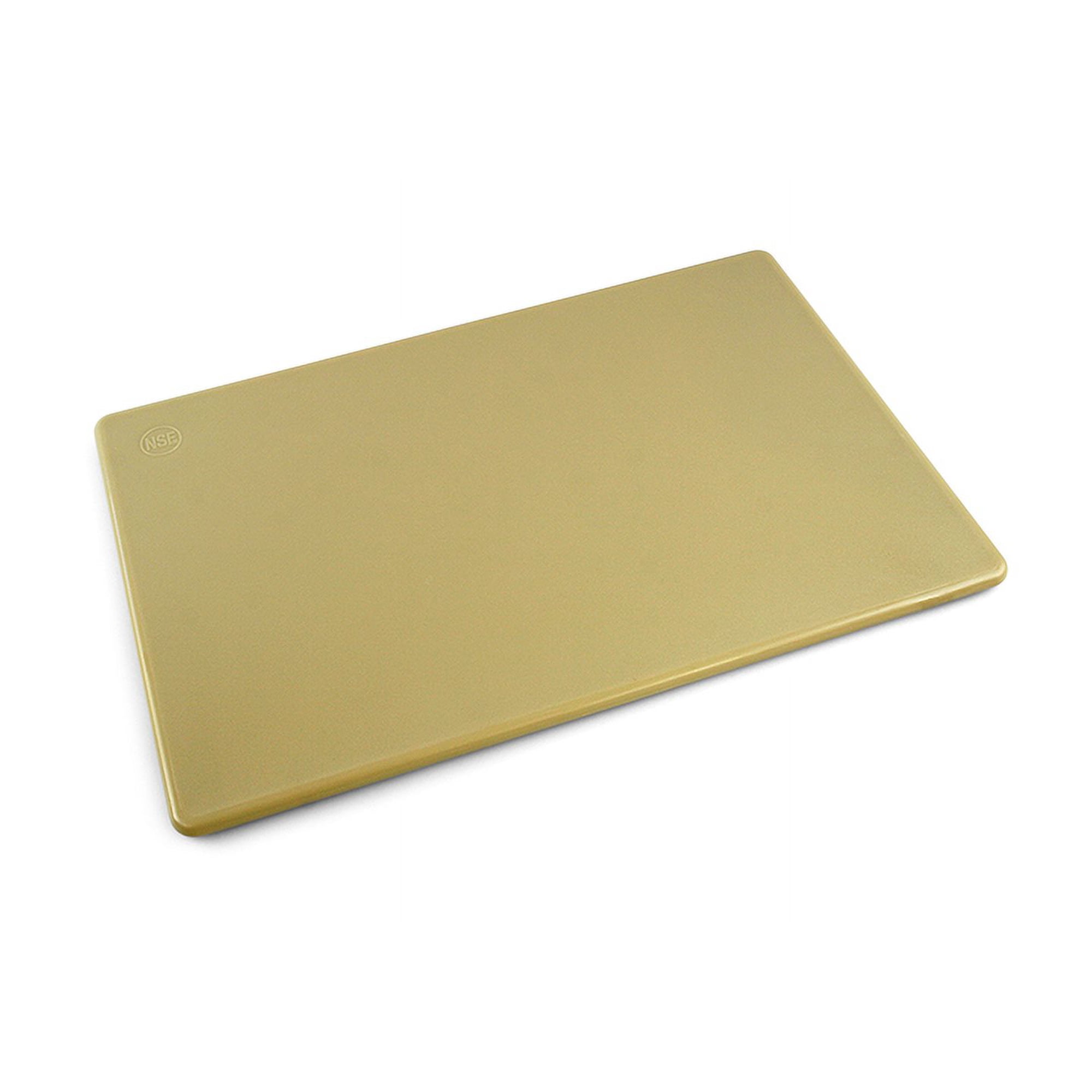 Commercial Brown Plastic Cutting Board - 18 x 12 x 1/2