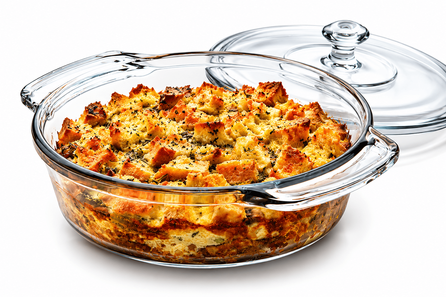Anchor Hocking Oven Basics Casserole Bowl, 2 qt, Clear Glass, 10.44 in L x 11-3/4 in W x 11-3/4 in H