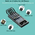 thumbnail image 6 of Power Bank Solar Charger 20000mAh Portable Charger,Solar Power Bank,External Battery Pack Fast Charger Built-in Super Bright Flashlight,with Five Outputs and Three Inputsso, 6 of 8