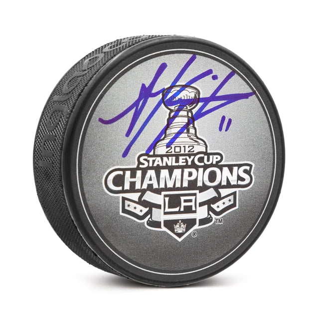 Anze Kopitar Rondelle de la Coupe Stanley 2012 des Los Angeles Kings Signée