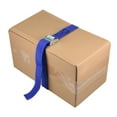 thumbnail image 2 of Uxcell 2.44ft Lashing Strap Luggage Tie Down Cam Lock Buckle Work Load Polypropylene Blue 4Pcs, 2 of 6