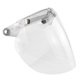 thumbnail image 3 of Open Face Helmet Visor Motorcycle Helmet Bubble Lens 3-Snap Bubble Wind Visor, 3 of 5