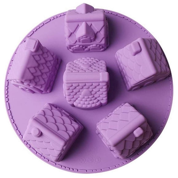 6-Cavity Nonstick Silicone Baking Mold Pan