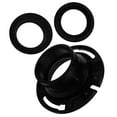 thumbnail image 1 of Minkissy Seal Ring Kit for Toilet 1 Set Black ABS Sealing Leakproof Easy Installation RV Toilet Maintenance, 1 of 7