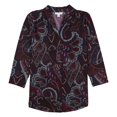thumbnail image 1 of Blusa con cuello plisado Charter Club mujer rojo PXL Pull-over, 1 of 1