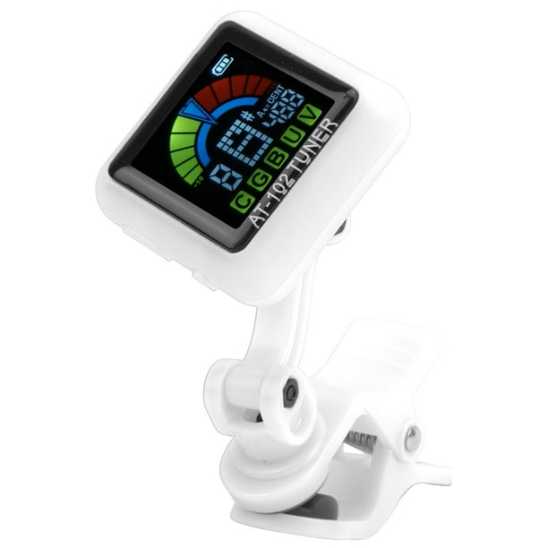 Afinador De Clip Para Guitarra, Afinador De Ukelele De Violín Recargable Por USB Con Pantalla A Color Precisa Y Clip Flexible Adecuado Para Guitarra, Bajo Y Violín
