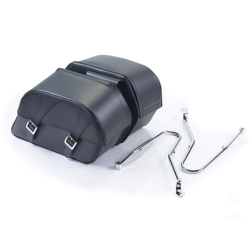 triumph bonneville leather saddlebags