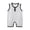 Black, variant on Sleeveless Striped Kids Romper 100% Cotton Kids Summer Outfit Snap Buttons Crotch Newborn 0-18 Months Black White,Size 12-18 Months