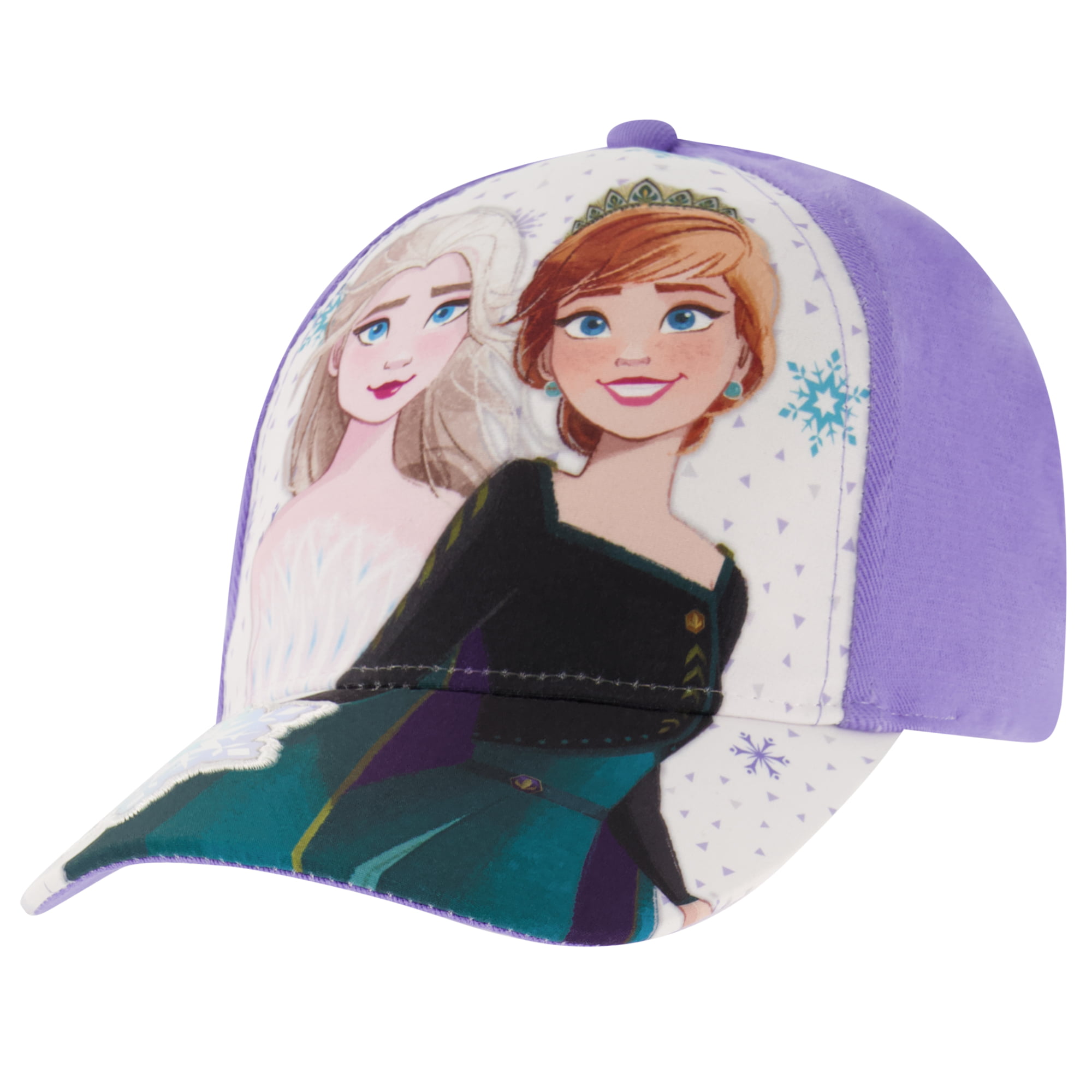 100% Cotton Disney Frozen Girls Elsa and Anna Characters Baseball Cap 