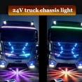 thumbnail image 3 of Universal Waterproof Led Chassis Lights, Multicolor Underbody Leds Chassis Light, Led Watermelon Light Indicator Side Marker Signal Light, for All Cars Trucks Vans Suv (2pcs), 3 of 7