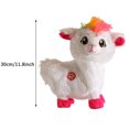 thumbnail image 3 of Funny Booty Shaking Plush Toy With Music Cute Alpaca Robotic Doll Dance For Kids, 3 of 7