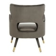 thumbnail image 7 of SAFAVIEH Blair Mid-Century Retro Wingback Accent Chair, Shale, 7 of 7