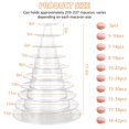 thumbnail image 2 of Soporte redondo de 10 niveles para torres de macarón de plástico, transparente, para tartas, expositor de postres para baby shower, fiesta de cumpleaños, boda, decoración de fiesta, 2 of 7