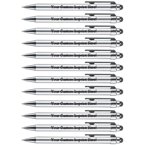 Bolígrafos Express Pencils Bright Vibes con stylus, personalizados, paquete de 12