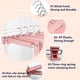 thumbnail image 4 of Juego de 10 Perchas Para Faldas Oso de fresa Perchas Para Pantalones Rosa con 2 Clips Antideslizantes y Ajustables, 4 of 5
