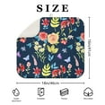 thumbnail image 3 of Microfibre Drying Mat for Kitchen Pioneer Dish Drying Drainer Mat Absorbent Colorful Floral Drying Mat Washing Up for Glass, Plate & Cup 16inch X 18inch, 3 of 7