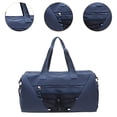 thumbnail image 6 of Sharprepublic Gym Bag with Shoe Compartment Portable Fitness Bag for Workout Blue, 6 of 8