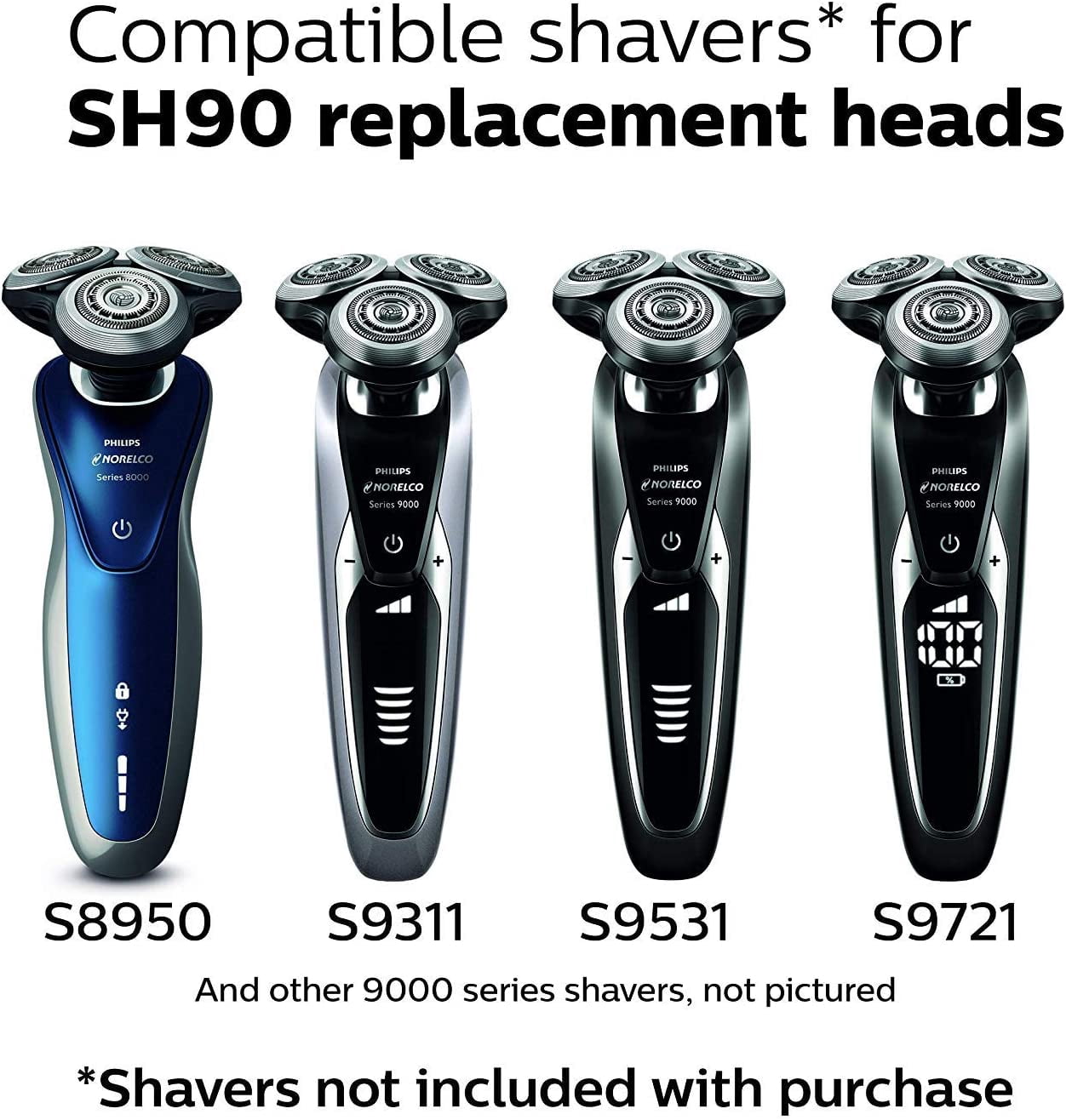 シリーズ9000 シェービング交換用シェーバーヘッド フィリップス RQ12