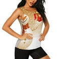 thumbnail image 2 of Bixox Women's Christmas Snowman Gift Printed Sleeveless Fitness Workout Running Quick-Dry Tank Top, 2 of 7