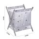 thumbnail image 3 of Cesta de ropa plegable y bolsa para guardar juguetes | Cesto de tela extragrande para dormitorio, habitación infantil | Impermeable y a prueba de olores, color azul cielo o gris, 3 of 8