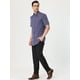 thumbnail image 4 of Camisa de vestir a rayas Lars Amadeus Azul blanco M, 4 of 6