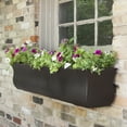 thumbnail image 3 of Mayne Valencia 48" x 10" x 10" Self-Watering Polyethylene Window Box - Espresso, 3 of 5