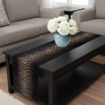 thumbnail image 4 of Leopard Print Table Runner 108 Inches Long, Chic Abstract Black Brown Animals Texture Kitchen Coffee Dining Table Decoration for Home Party Birthday Wedding Home Decor 13x108 Inches, 4 of 8