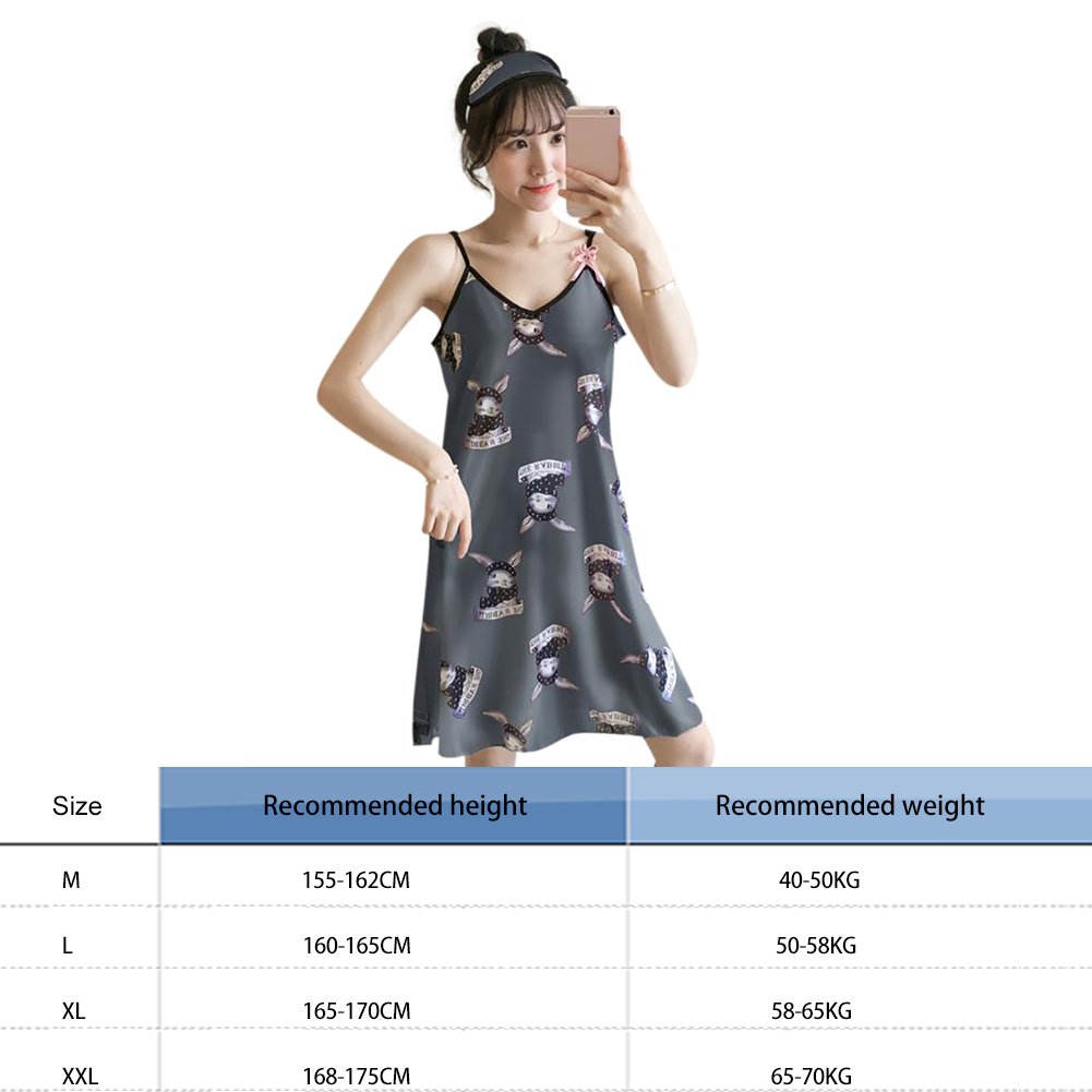 Butwevi Summer Night Dress Women Cartoon Nightgown Cute Print Nightwear Grey M Walmart Canada Butwevi Summer Night Dress Women Cartoon Nightgown Cute Print Nightwear Grey M Walmart Canada
