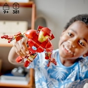 LEGO Marvel Iron Man Figure 76206 Collectible Buildable Toy, Kids Bedroom Display Model from Avengers: Age of Ultron, Infinity Saga Set