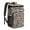 Beige and Black-2, variant on Travel Cooler Bag - Beige and Black Of Leopard Print Camping Beer Cooler Backpack with Bottle Opener- Waterproof Insulated Picnic Backpacks - Cooler Bag for Beach
