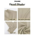 thumbnail image 2 of FOLUNSI Women's Long Sleeve Cropped Cardigans Sweaters Jackets Open Front Short Shrugs for Dresses, 2 of 9