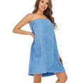 thumbnail image 6 of LShunze Women'S Soft Wrap Towel Full Length，Bath Robe After Shower Female Plush Long，Spa Bathrobes Lightweight With Pockets, 6 of 8