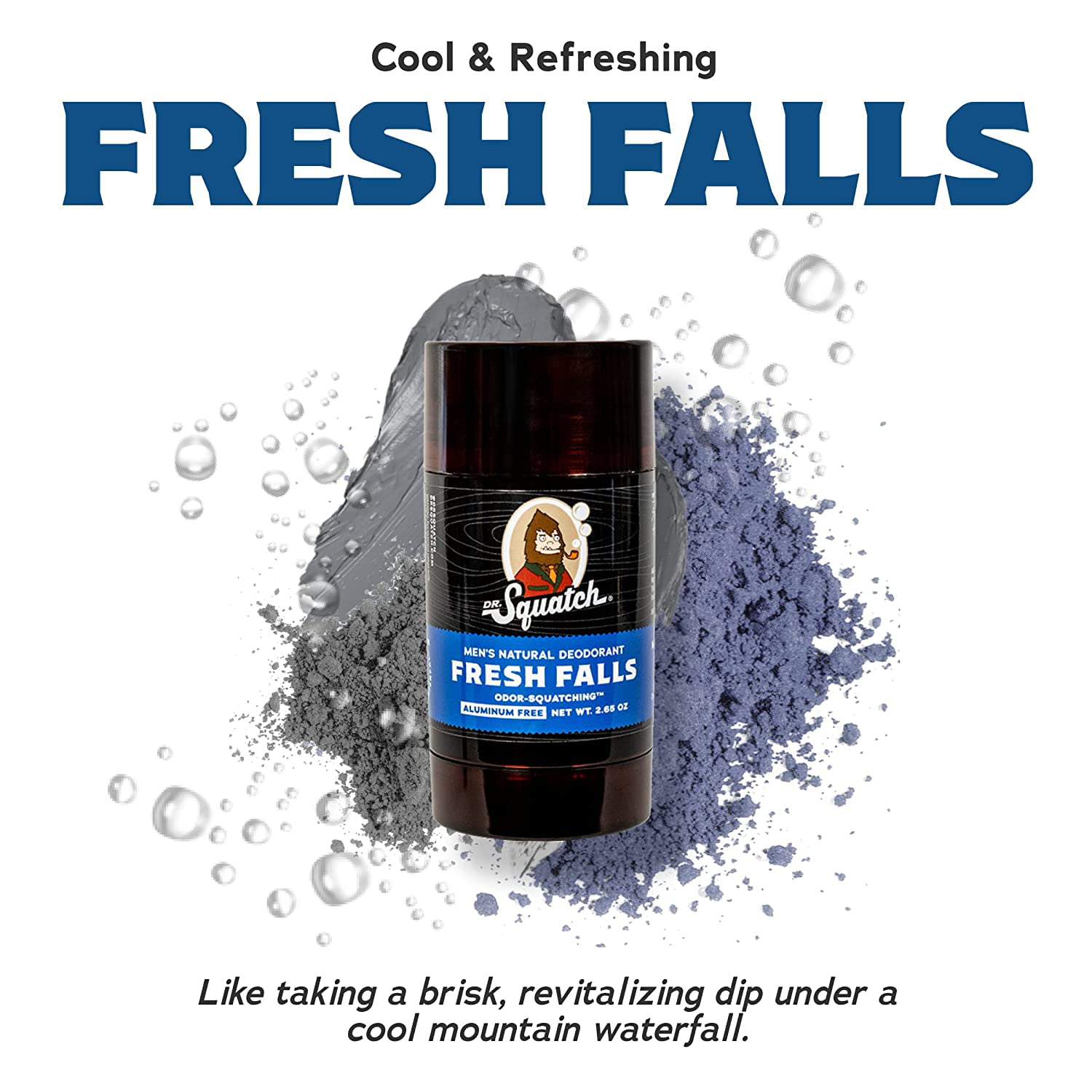 Dr. Squatch Fresh Falls Natural Men's Deodorant, 2.65 oz - Fry's