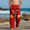 thumbnail image 2 of Casual Beach Pants for Girls with Pockets Printed Lightw8 100% Polyester, 2 of 9