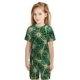 Pajamas Set For Boys and Girls, Thorns Of Macro Cactus 2 Piece Short