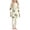 Khaki, variant on CPNG Girls Sleepwear Set Cute Fruit Print Crewneck Long Sleeve Top and Matching Pants Soft Comfy Loungewear 2 Piece Set