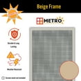 thumbnail image 2 of Window Screen Frame Small Kit, Beige, 7/16” x 1”, 10 Sticks 72”, 25 Corners, 60ft Spline, 2 of 8