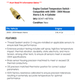 thumbnail image 2 of Engine Coolant Temperature Switch - Compatible with 2000 - 2004 Nissan Xterra 2.4L 4-Cylinder 2001 2002 2003, 2 of 2