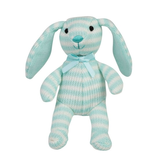 FAO Schwarz Babies 4 Textured Stripe Floppy Bunny Plush Toys